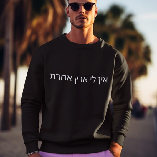 I have no other land in Hebrew