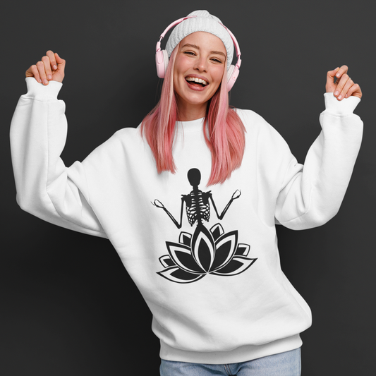 OM Yoga Skeleton Sweatshirt