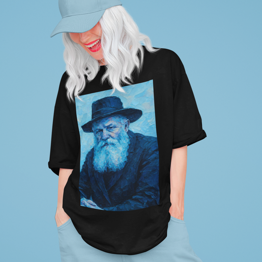 Rebbe Menachen Medel Schneerson T-Shirt on woman