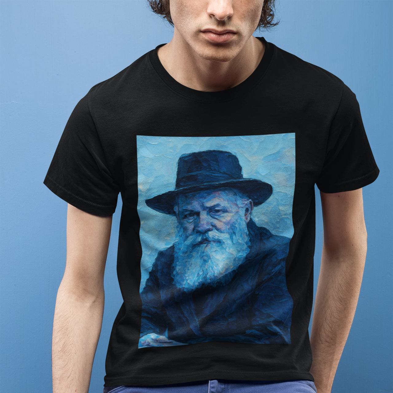 The Rebbe Tshirt in black