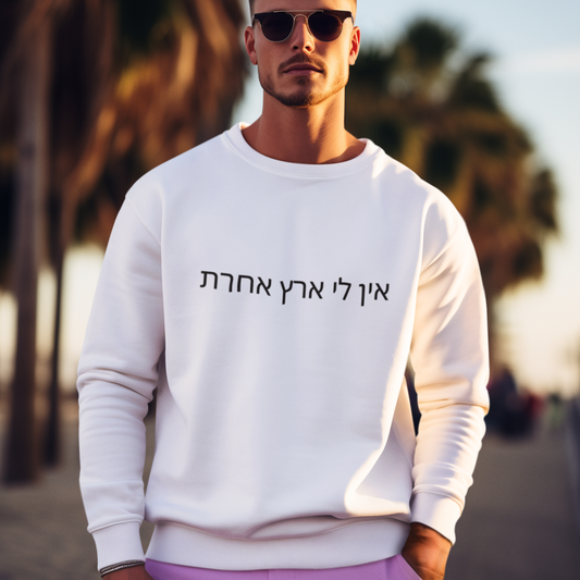 I have no other land in hebrew