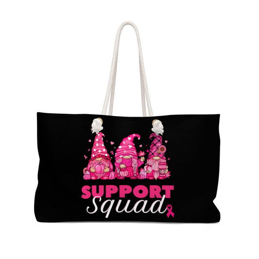 Breast Cancer Gnome Tote | Pink October Tote | Gift for Cancer Support | Fuck Cancer | Just Cure It | Cancer Coffee Mug | Breast Cancer Sux