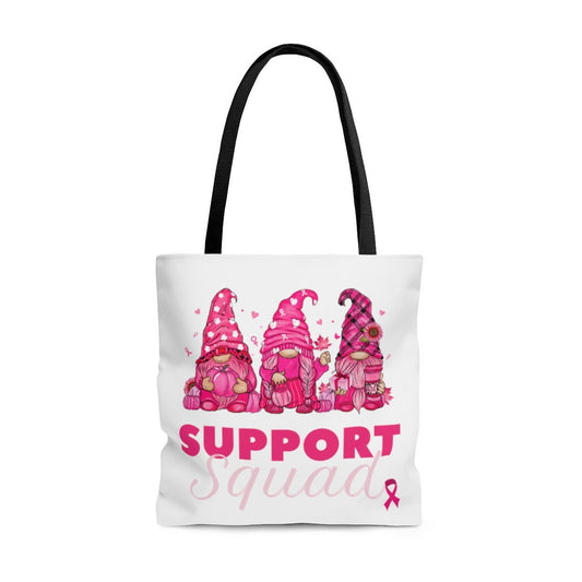 Breast Cancer Gnome Tote | Cancer Gnome Bag | Gift for Cancer | Fuck Cancer | Just Cure It | Pink October | Pink Gnome Gift | Cancer Sucks